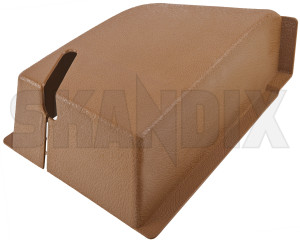 Cover, Safety belt rear right beige 1294747 (1081135) - Volvo 200 - cover safety belt rear right beige Own-label beige rear right