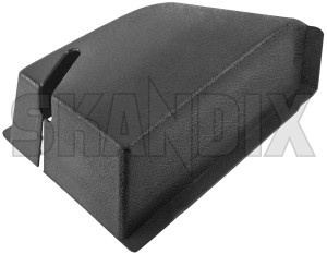 Cover, Safety belt rear right black 1210581 (1081137) - Volvo 200 - cover safety belt rear right black Own-label black rear right
