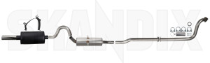 Sports silencer set from Turbo charger  (1081206) - Volvo 700 - sports silencer set from turbo charger simons Simons abe  abe  63,50 6350 63 50 63,50 6350mm 63 50mm 80 80mm addon add on axle catalytic certificate certification charger chromed compulsory converter cover for from general material mm registration rigid roadworthy round single single  supercharger tailpipe turbo turbocharger vehicles with without