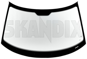 Windscreen 5189204 (1081631) - Saab 9-5 (-2010) - front screen front window frontscreen frontwindow windscreen windshield Own-label for rain sensor vehicles without