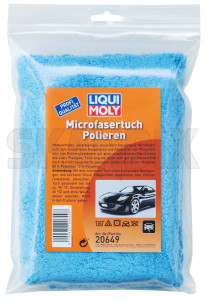 Cleaning rag Polishing cloth Microfibre towel 40 x 40 cm  (1081943) - universal  - cleaning rag polishing cloth microfibre towel 40 x 40 cm clothes cloths pads rags liqui moly Liqui Moly 40 40cm blue cloth cm microfibre polishing towel x