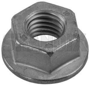 Nut with Collar Pulley timing belt 31272567 (1082179) - Volvo C30, S40, V50 (2004-), S60 (2011-2018), S80 (2007-), V40 (2013-), V40 CC, V60 (2011-2018), V70 (2008-) - nut with collar pulley timing belt Genuine belt collar hexagon outer pulley timing with
