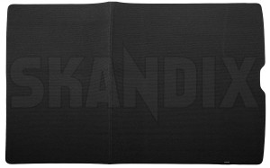 Trunk mat black charcoal Synthetic material Textile 32347041 (1082505) - Volvo C40, XC40/EX40 - trunk mat black charcoal synthetic material textile Genuine black bumper charcoal cloth fabric fleece material plastic protection reversiblefolding reversible folding synthetic textile without woven