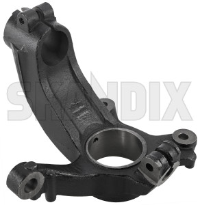 Steering knuckle Front axle left 31451326 (1082549) - Volvo S60 CC, V60 CC (-2018), XC60 (-2017), XC70 (2008-) - knuckles pivots spindles steering knuckle front axle left swivels wheel bearing carrier Own-label axle bearing front left wheel without