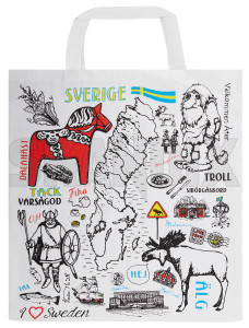 Bag Swedish drawings Carry bag  (1082566) - universal  - bag swedish drawings carry bag case laptop cases notebook cases Own-label 400 400mm 440 440mm bag bags carry cotton drawings mm sack shopping swedish