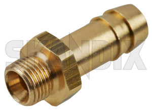 Connector stud, Fuel pump Inlet 9 mm straight  (1082625) - Volvo 120, 130, 220, 140, 164, 200, P1800, PV, P210 - 1800e connector stud fuel pump inlet 9 mm straight p1800e Own-label      1082578 1082580 9 9mm fuel inlet mm pipe pump straight