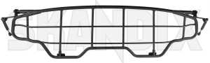 Cargo divider grill 39844849 (1082661) - Volvo V70 (2008-), XC70 (2008-) - boot grill cargo barrier cargo divider grill dog guard load compartment divider loadrestraint mesh load restraint mesh protective steel grill trunk Genuine offblack  offblack  addon add on black ex0x fx0x material with