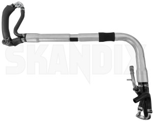 Pipe, Crankcase breather 30731004 (1082953) - Volvo S80 (-2006), XC90 (-2014) - pcv pipe crankcase breather Genuine clamps hose with