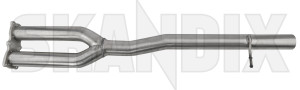 Downpipe double tube 31408048 (1083292) - Volvo S60 (2011-2018), V60 (2011-2018) - downpipe double tube exhaust pipe header pipe Genuine double tube