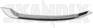 Trim moulding, Bumper rear right chromed 31383857 (1083296) - Volvo XC90 (2016-) - molding moulding trim moulding bumper rear right chromed Genuine chromed rear right tq02