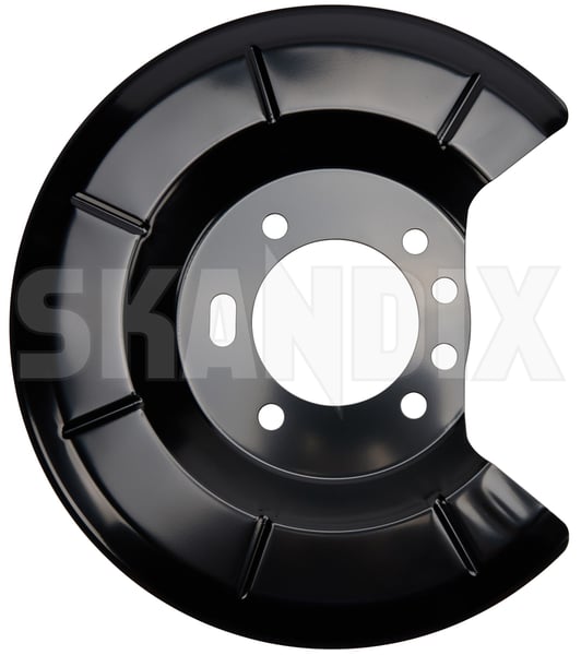 Splash panel, Brake disc fits left and right Rear axle 31317538 (1083573) - Volvo V40 (2013-), V40 CC - Keywords: backing plate brake rotor brakerotors dust shields rotors splash guard splash panel brake disc fits left and right rear axle Own-label and axle fits left rear right