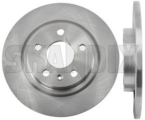 Brake disc Rear axle non vented 32300124 (1083630) - Volvo XC40/EX40 - brake disc rear axle non vented brake rotor brakerotors rotors Own-label 15 15inch 2 280 280mm additional axle inch info info  mm non note pieces please rear rk04 solid vented