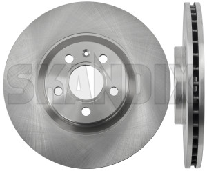 Brake disc Front axle internally vented 31665446 (1083636) - Volvo S60 (2019-), S90, V90 (2017-), V60 (2019-), V60 CC (2019-), V90 CC, XC60 (2018-) - brake disc front axle internally vented brake rotor brakerotors rotors Own-label 17 17inch 2 322 322mm additional axle front inch info info  internally mm note pieces please rc02 vented