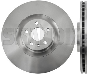 Brake disc Front axle internally vented 31400569 (1083637) - Volvo XC60 (2018-), XC90 (2016-) - brake disc front axle internally vented brake rotor brakerotors rotors Own-label 19 19inch 2 366 366mm additional axle front inch info info  internally mm note pieces please vented
