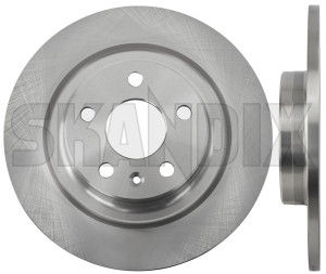 Brake disc Rear axle non vented 31423721 (1083639) - Volvo S60 (2019-), S90, V90 (2017-), V60 (2019-), V60 CC (2019-), V90 CC, XC60 (2018-) - brake disc rear axle non vented brake rotor brakerotors rotors Own-label 16 16inch 2 302 302mm additional and axle fits inch info info  left mm non note pieces please rear right rk01 solid vented