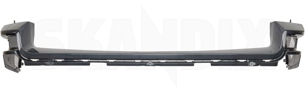 Bumper cover rear painted savile grey pearl 39859270 (1083715) - Volvo XC90 (-2014) - Keywords: bumper cover rear painted savile grey pearl rear bumper skirts Genuine 492 grey painted pearl rear savile section upper