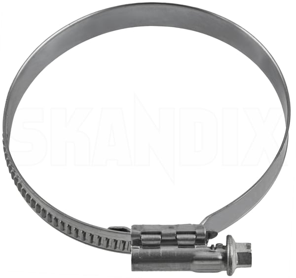 Hose clamp 989847 (1083817) - Volvo S60 (-2009), S80 (-2006), V70 P26 (2001-2007) - Keywords: coolerhoseclamps coolinghoseclamps fuelhoseclamps heaterhoseclamps hose clamp hoseclamps hoseclips retainerclamps retainingclamps waterhoseclamps waterhosesclamps Genuine air mass meter
