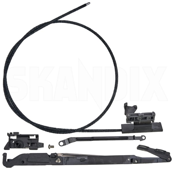 Guide rail, Sunroof right 8658961 (1083936) - Volvo XC90 (-2014) - Keywords: guide rail sunroof right guide rails guide strips rails strips sunroof guide rails sunroof guide strips sunroof guides sunroof rails sunroof strips Genuine right