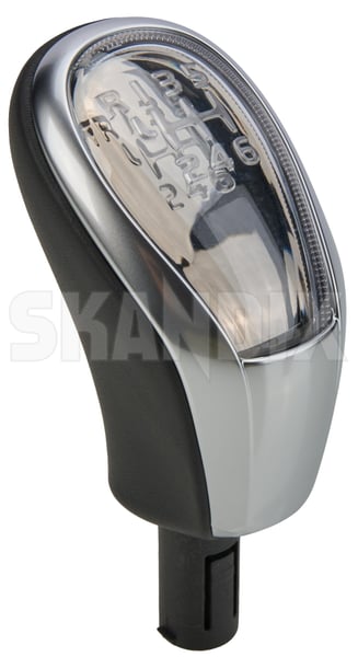 Gear Lever Leather 31256965 (1084151) - Volvo V40 (2013-), V40 CC - Keywords: gear lever leather shift knob Genuine drive for hand leather left lefthand left hand lefthanddrive lhd vehicles
