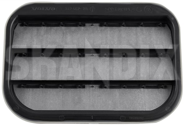 Air Breather, Trunk Vent rear 31250723 (1084755) - Volvo Polestar 1, V70 (2008-), XC70 (2008-) - ОЕ-Numbers: 31213870, 31213871 - Keywords: air breather trunk vent rear bleed air cabin ventilation flap grill Genuine rear