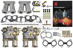 Carburettor Weber 45 DCOE R Sport Kit  (1084803) - Volvo 120 130 220, 140, P1800, P1800ES, PV P210 - 1800e carburetor carburettor weber 45 dcoe r sport kit p1800e r-sport RSport R Sport 45 carburetor carburettor choke dcoe double dual kit manual part r racing sport stage twin two twostage weber