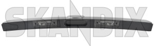 Handle, Tailgate/ Bootlid 12842286 (1084907) - Saab 9-3 (2003-) - bootlid handle tailgate bootlid handle tailgatebootlid hatchback liftgate trunklid Genuine integrated licence light plate titan with
