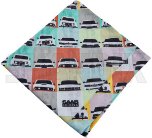 Bandana Saab Icons  (1084943) - Saab universal - bandana saab icons cloth towels headgears headscarf headscarves neck coverings scarves Own-label fleece icons polyester saab