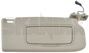 Sun visor right 39816754 (1085073) - Volvo XC60 (-2017) - sun visor right Genuine beige for gx0b gx0x gx1t gx1x makeup mirror right russia vehicles with without
