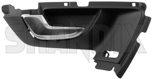 Door handle for Driver door black (offblack) 39868032 (1085110) - Volvo S60 (2011-2018), S60 CC (-2018), V60 (2011-2018), V60 CC (-2018), XC60 (-2017) - door handle for driver door black offblack door handle for driver door black offblack  door opener lever opener unlocking Genuine offblack  offblack  3x0x 3x2x black door drive driver electric for gx0x gx6x hand indicator kv1z kx0x kx2x kx6x left lefthand left hand lefthanddrive lhd lock vehicles with