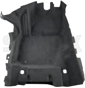 Carpet, single front left 39827159 (1085453) - Volvo S60, V60, S60 CC, V60 CC (2011-2018) - carpet single front left Genuine 3x0x 3x6x 3z21 clips drive for front hand left lefthand left hand lefthanddrive lhd vehicles with