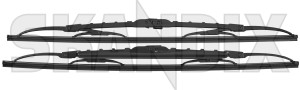 Wiper blade for Windscreen Kit for both sides 1392219 (1085477) - Volvo 400, 700, 900, S90, V90 (-1998) - wiper blade for windscreen kit for both sides wipers Own-label both cleaning drivers for kit left passengers right side sides spoiler window windscreen with