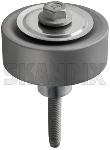 Guide pulley, V-ribbed belt 12610680 (1085566) - Saab 9-5 (2010-) - guide pulley v ribbed belt guide pulley vribbed belt Genuine 