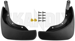 Mud flap rear Kit for both sides 31439244 (1085590) - Volvo S90, V90 (2017-) - mud flap rear kit for both sides Own-label black both drivers for kit left passengers rear right side sides