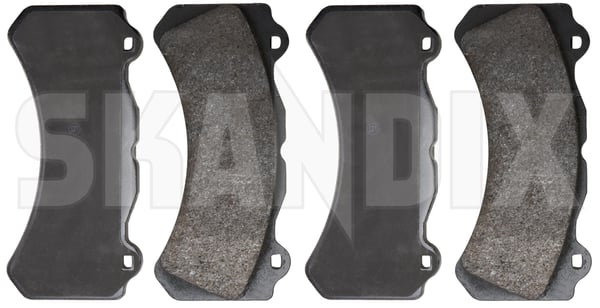 Brake pad set Front axle System Brembo 32373197 (1085713) - Volvo S60 (2011-2018), S60 (2019-), V60 (2011-2018), V60 (2019-) - ОЕ-Numbers: 31664689, 32142326, 32142489, 32287895 - Keywords: brake pad set front axle system brembo Own-label 19 19inch axle brembo for front inch model performance polestar system