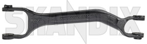 Axle link, Rear axle Lateral link left 8630784 (1085743) - Volvo XC90 (-2014) - axle link rear axle lateral link left axleguides axlerods guides rearaxleguides rearaxlelinks rearaxlsrods rods steeringlinks toerods Genuine bushing lateral left link without