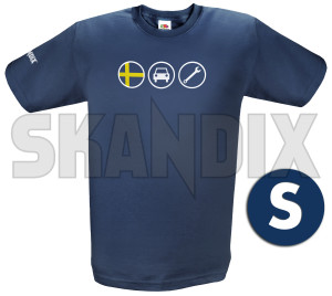T-Shirt SKANDIX Icons S  (1085932) - universal  - t shirt skandix icons s tshirt skandix icons s Own-label 1/2 12 1 2 arm blue icons imprint navy roundneck s skandix with