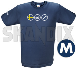 T-Shirt SKANDIX Icons M  (1085933) - universal  - t shirt skandix icons m tshirt skandix icons m Own-label 1/2 12 1 2 arm blue icons imprint m navy roundneck skandix with