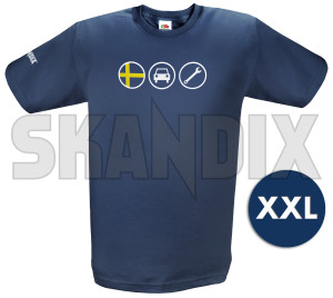 T-Shirt SKANDIX Icons XXL  (1085937) - universal  - hemden shirts t shirt skandix icons xxl tshirt skandix icons xxl Hausmarke 1/2 12 1 2 aermellaenge bedruckt blau icons navy rundhals skandix xxl