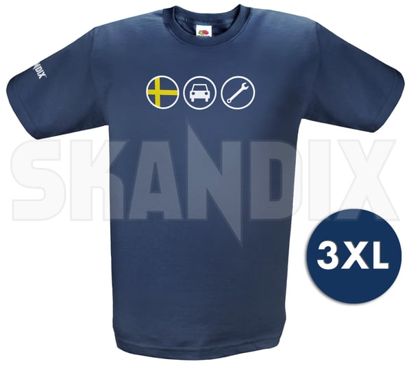T-Shirt SKANDIX Icons XXXL (1086094) - universal - Keywords: t shirt skandix icons xxxl tshirt skandix icons xxxl Own-label 1/2 12 1 2 arm blue icons imprint navy roundneck skandix with xxxl