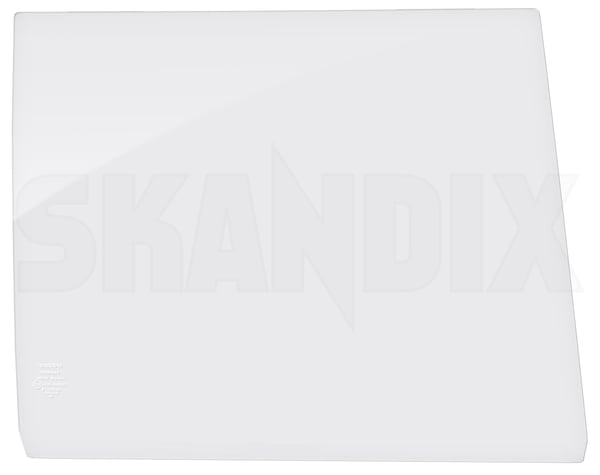 Side Window rear right clear 1268084 (1086185) - Volvo 700 - Keywords: side window rear right clear Genuine clear door rear right side window window 