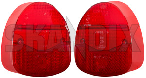 Lens, Combination taillight Kit for both sides  (1086608) - Saab 96 - backlightlens lens combination taillight kit for both sides scatter glass taillamplens taillightlens Own-label both drivers for kit left passengers redred red red right side sides