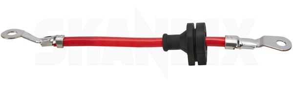 Battery cable Auxiliary battery Positive cable 31394188 (1086921) - Volvo S60 (2019-), S60 CC (-2018), S60, V60 (2019-), S80 (2007-), S90, V90 (2017-), V40 (2013-), V40 CC, V60 CC (2019-), V60 CC (-2018), V70 (2008-), V90 CC, XC40/EX40, XC60 (2018-), XC60 (-2017), XC90 (2016-) - Keywords: accumulator acumulator battery cable auxiliary battery positive cable Genuine auxiliary battery cable positive xb33