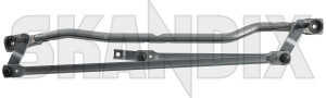 Linkage, Wiper mechanism  (1087131) - Volvo S80 (2007-), V70, XC70 (2008-) - linkage wiper mechanism Own-label cleaning for motor window windscreen wiper without