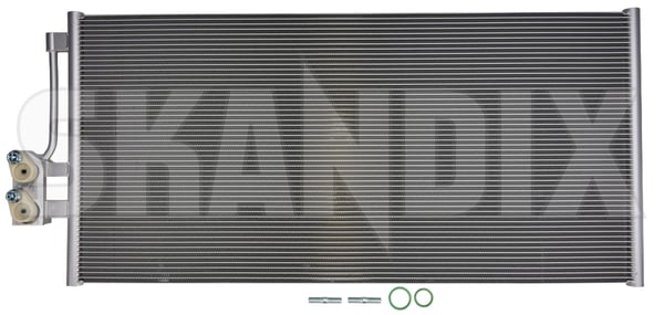 Kondensator, Klimaanlage 31686551 (1087602) - Volvo C40/EC40, Polestar 2, XC40/EX40 - Keywords: klimaanlagenkondensator klimakondensator klimakuehler kondensator klimaanlage kondensatoren Hausmarke fahrzeuge fuer klimaanlage mit trockner waermepumpe xe0a