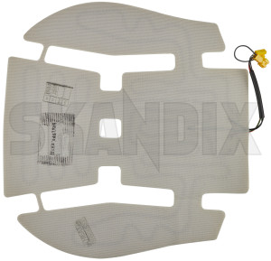 Heating element, Seat heating Front seat Seat surface 5451976 (1087797) - Saab 9-5 (-2010) - heating element seat heating front seat seat surface Genuine cushion for front k18 k27 l18 l27 lower seat seats sport surface vehicles ventilated with