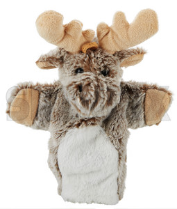 Soft toy Hand puppet Elk  (1088102) - universal  - soft toy hand puppet elk Own-label 220 220mm elk hand mm moose polyester puppet