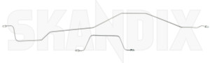 Brake lines Rear axle pre curved Kit for both sides  (1088154) - Volvo P445, P210 - brake lines rear axle pre curved kit for both sides Own-label axle both curved drivers for kit left passengers pre rear right side sides