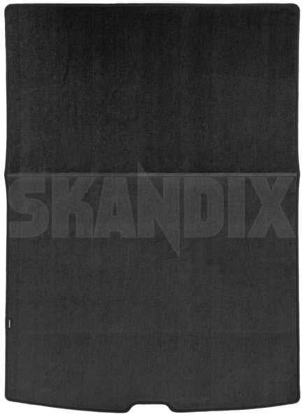 Trunk mat charcoal Synthetic material Textile 32347055 (1088161) - Volvo XC60 (2018-) - Keywords: trunk mat charcoal synthetic material textile Genuine accessories bumper charcoal cloth fabric fleece material original plastic protection reversiblefolding reversible folding synthetic textile without woven