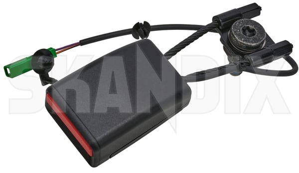 Lock, Safety belt front left 31369301 (1088260) - Volvo Polestar 1, S60, V60, V60 CC (2019-), S90, V90 (2017-), V90 CC, XC60 (2018-), XC90 (2016-) - Keywords: belts buckle end catch lock safety belt front left Genuine front left