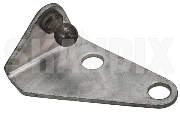 Bracket, Bushing Carburettor linkage Intake manifold front 682557 (1088392) - Volvo 140 - Keywords: accelerator operation bracket bushing carburettor linkage intake manifold front carburet controls carburetter holder holding support Genuine 175 front intake manifold stromberg